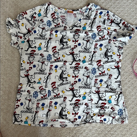 Dr. Seuss Other - Dr. Seuss scrub top